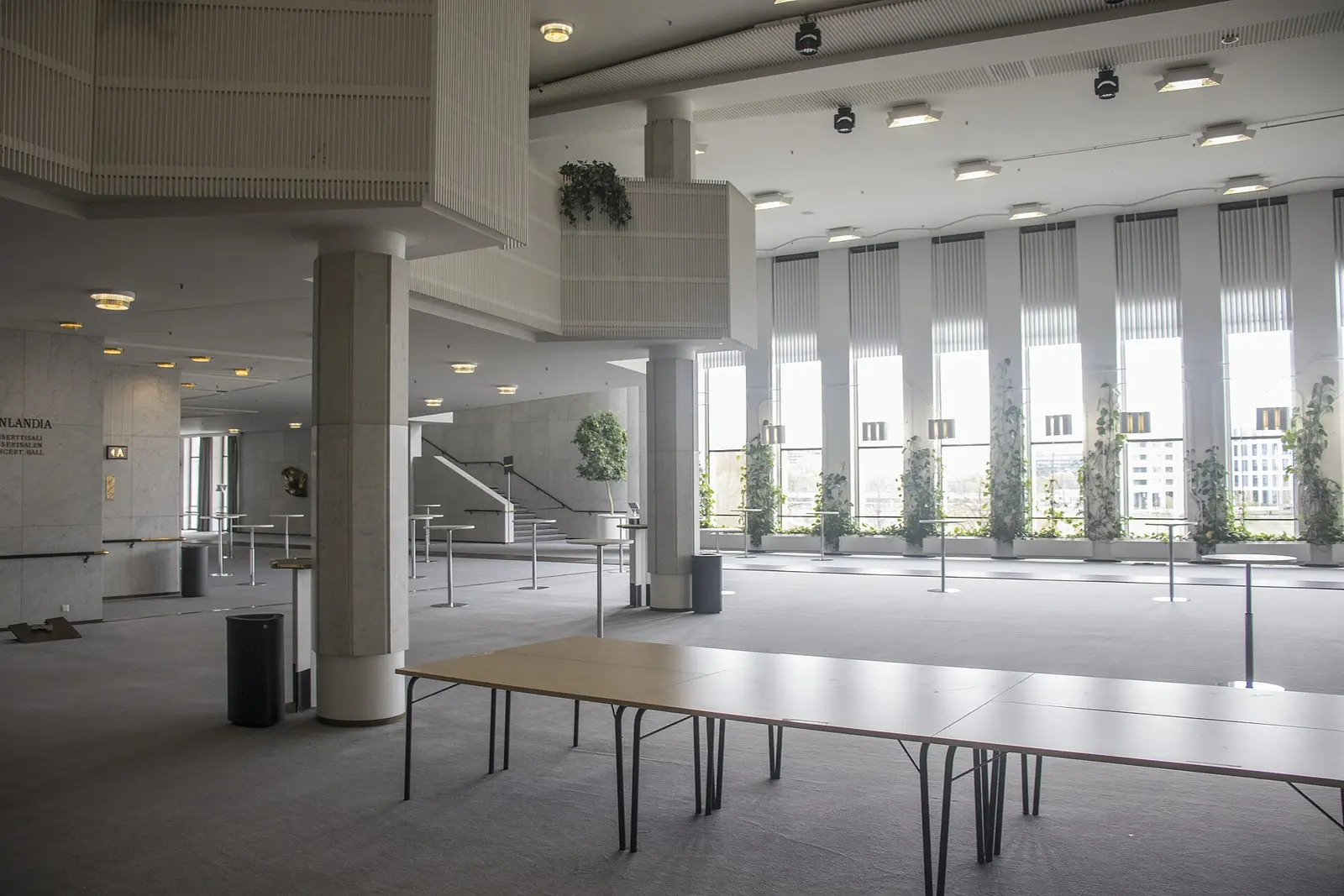 Finlandia Hall main hall, a landmark Aalto interior in Helsinki