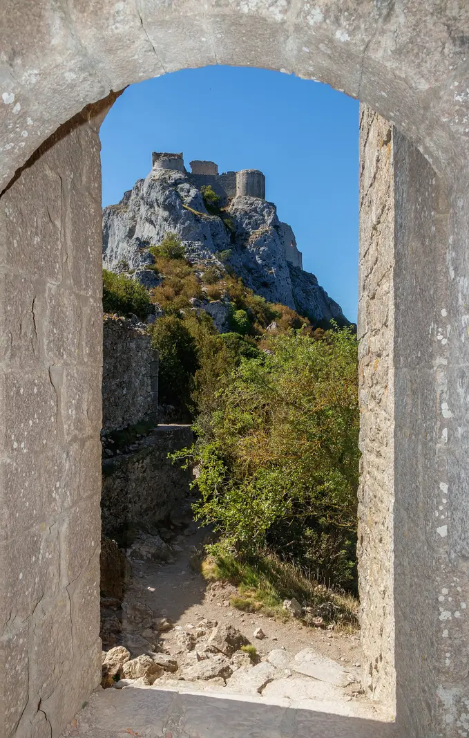 Château de Peyrepertuse, one of the Royal Capetian fortresses of Languedoc