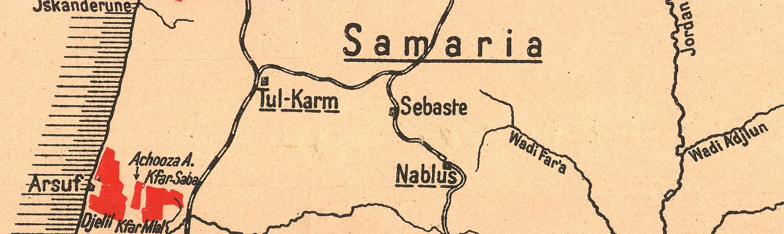 Archaeological remains at Sebastia, State of Palestine